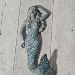 Blue Mermaid Cast Iron